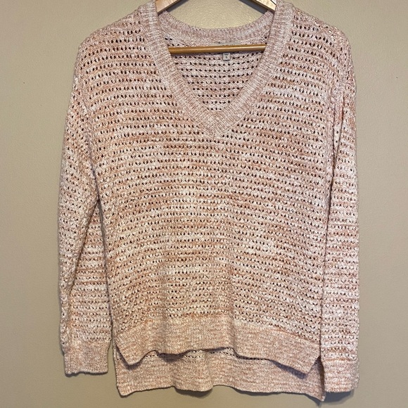 Habitual Cream V-Neck Sweater - Picture 1 of 5